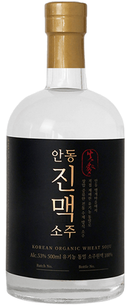 Jinmaek Organic Wheat Soju 53 500ml