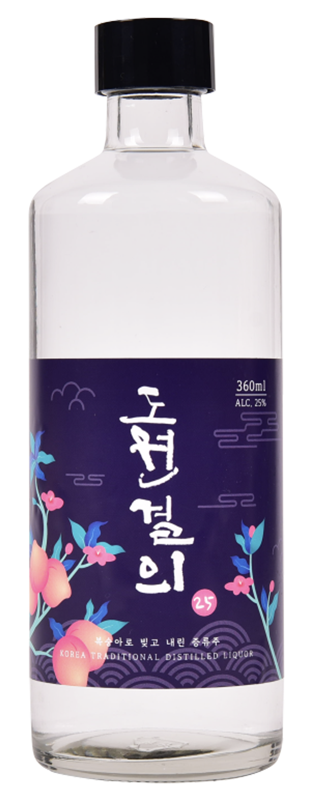 Dowongyeorui Distilled Peach Soju 25 360ml